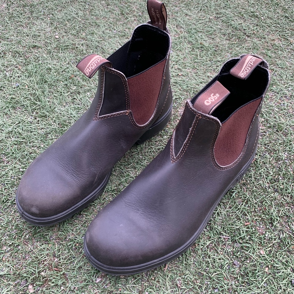 Brown Blundstone Boots